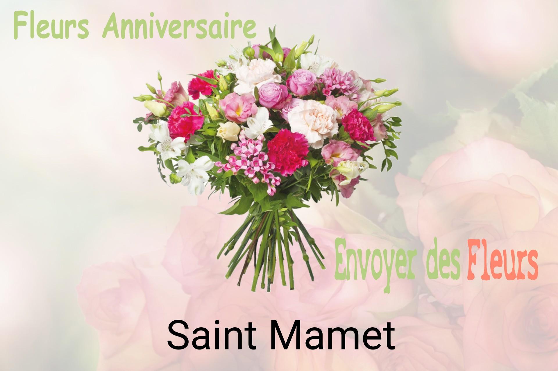 Bouquet de fleurs d’anniversaire livré à Saint-Mamet